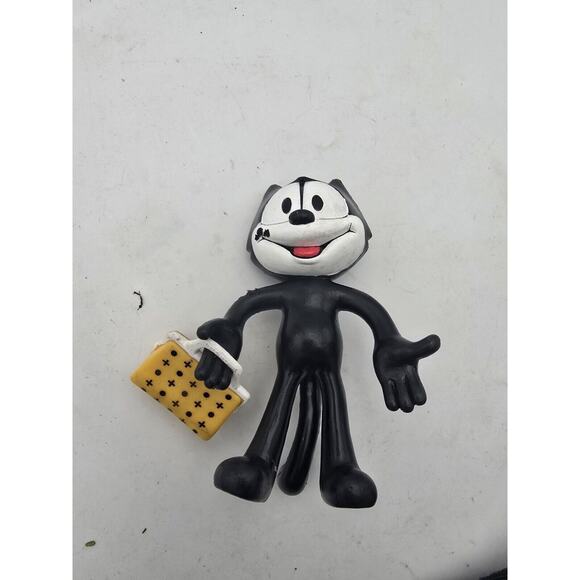 * NJ CROCE FELIX THE CAT ACTION FIGURE * Pre-owned - Picture 2 of 5